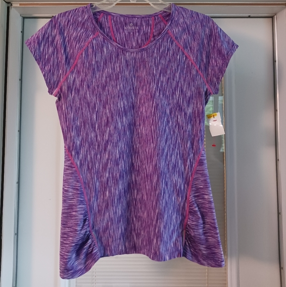 Athleta Tops - SALE 2 for $12 - Athleta Purple/Pink/White Short Sleeve Top Size Small